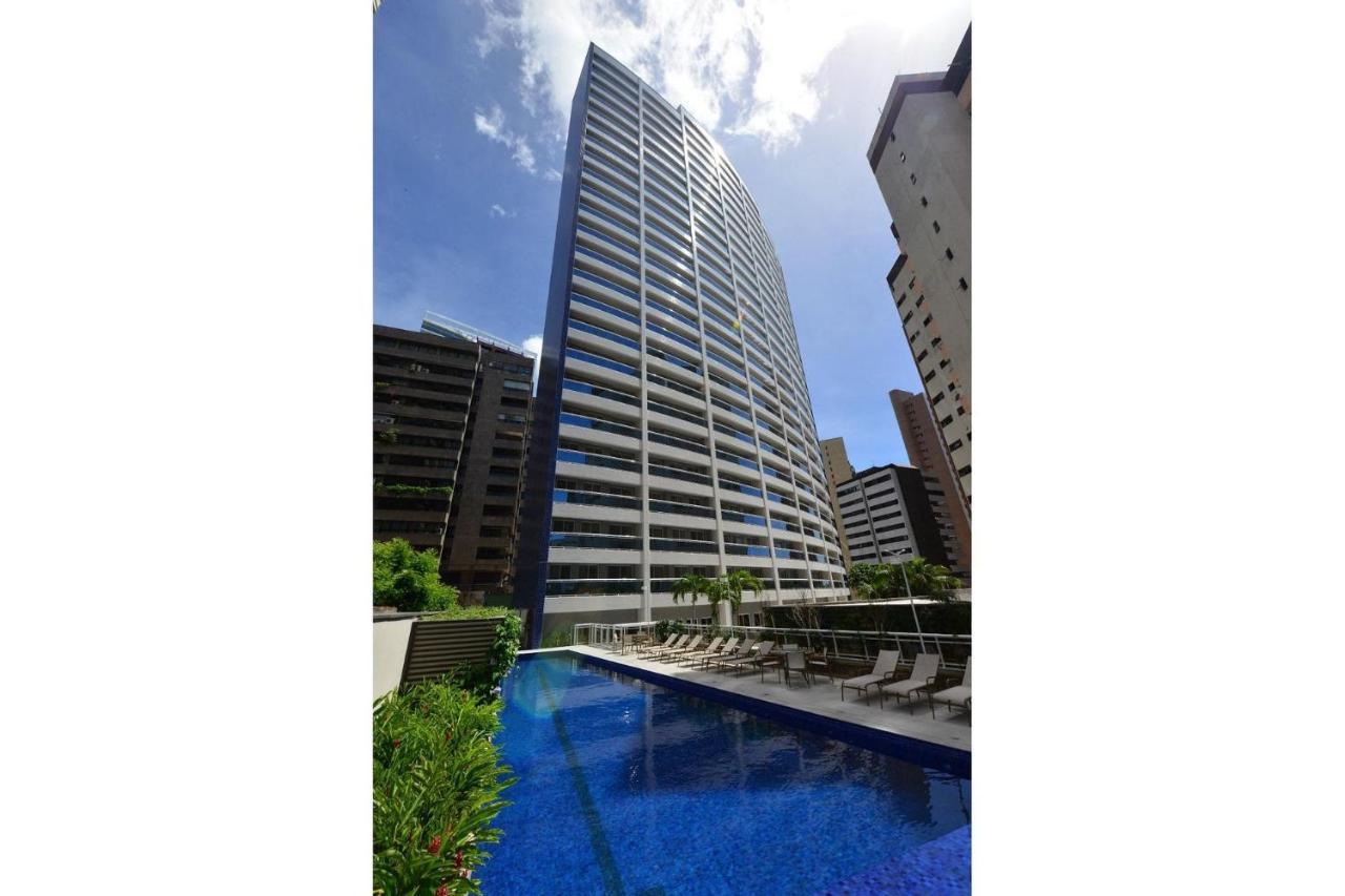 フォルタレザFlat No Mais Novo Edificio Conceito Com Linda Vista Mar !!!アパートメント エクステリア 写真
