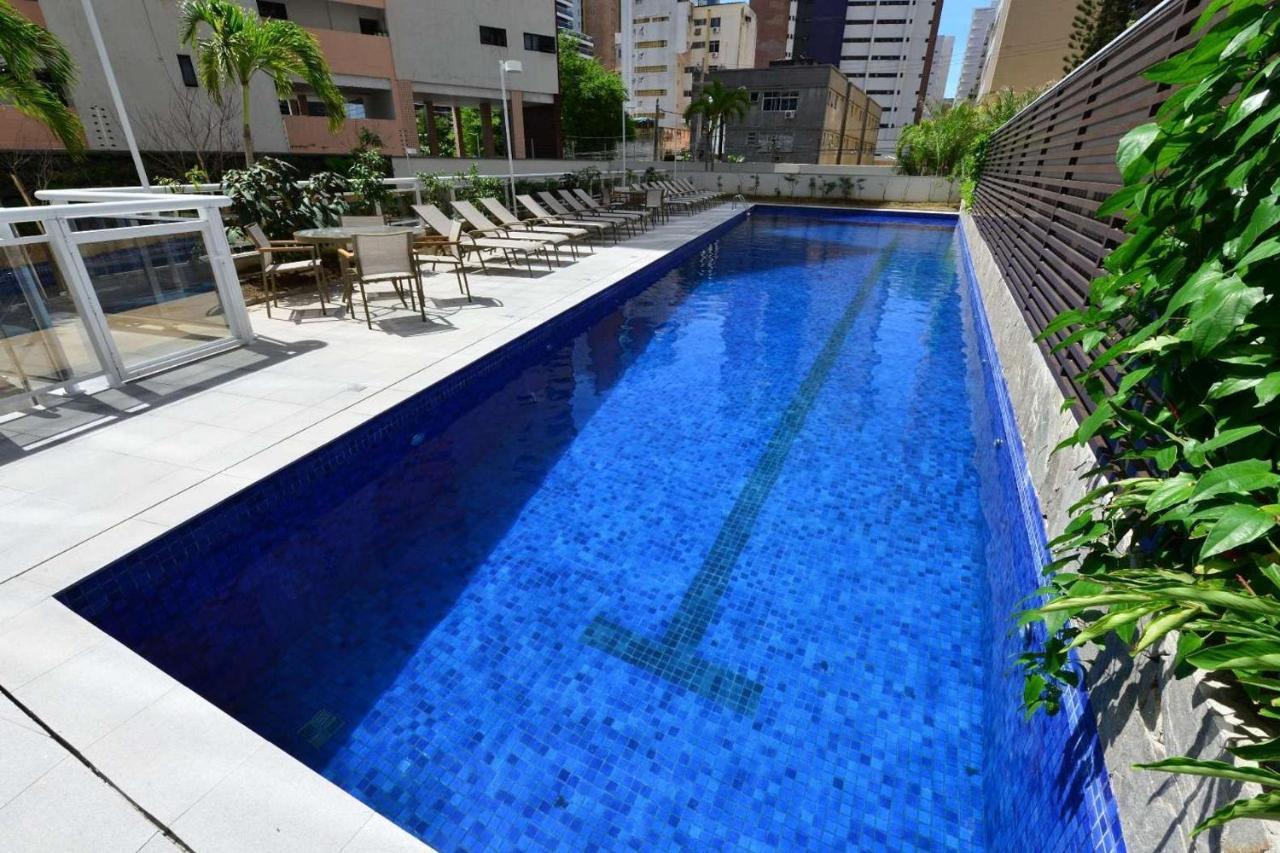 フォルタレザFlat No Mais Novo Edificio Conceito Com Linda Vista Mar !!!アパートメント エクステリア 写真